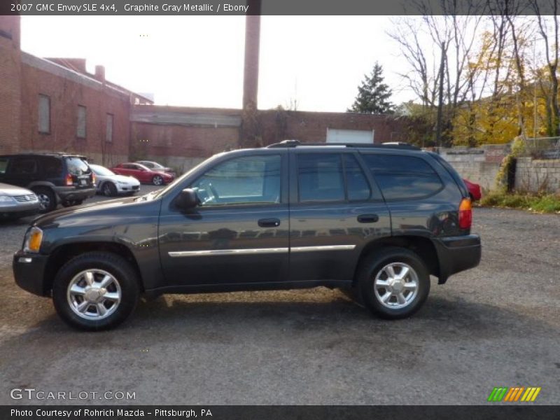Graphite Gray Metallic / Ebony 2007 GMC Envoy SLE 4x4
