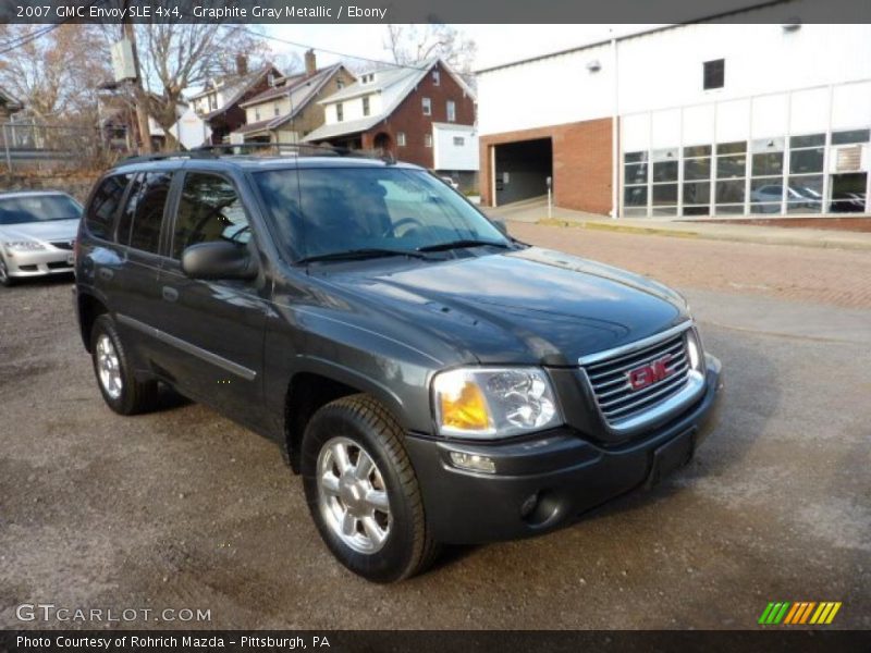 Graphite Gray Metallic / Ebony 2007 GMC Envoy SLE 4x4