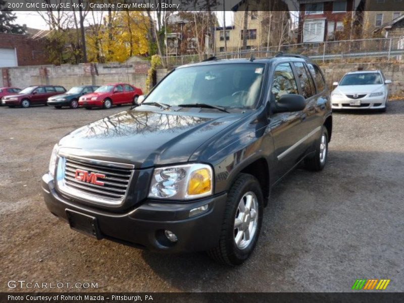 Graphite Gray Metallic / Ebony 2007 GMC Envoy SLE 4x4