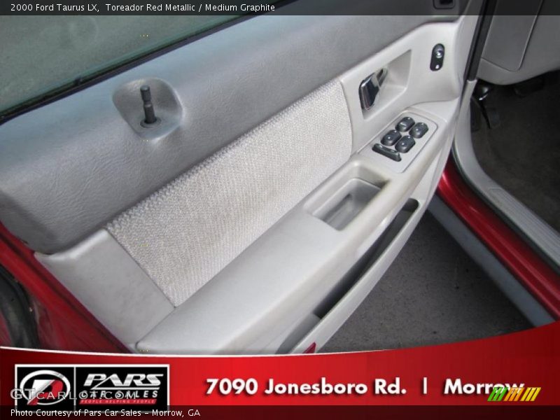 Toreador Red Metallic / Medium Graphite 2000 Ford Taurus LX