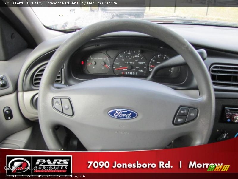 Toreador Red Metallic / Medium Graphite 2000 Ford Taurus LX