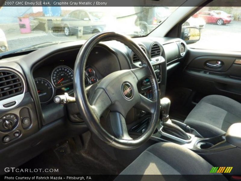 Graphite Gray Metallic / Ebony 2007 GMC Envoy SLE 4x4