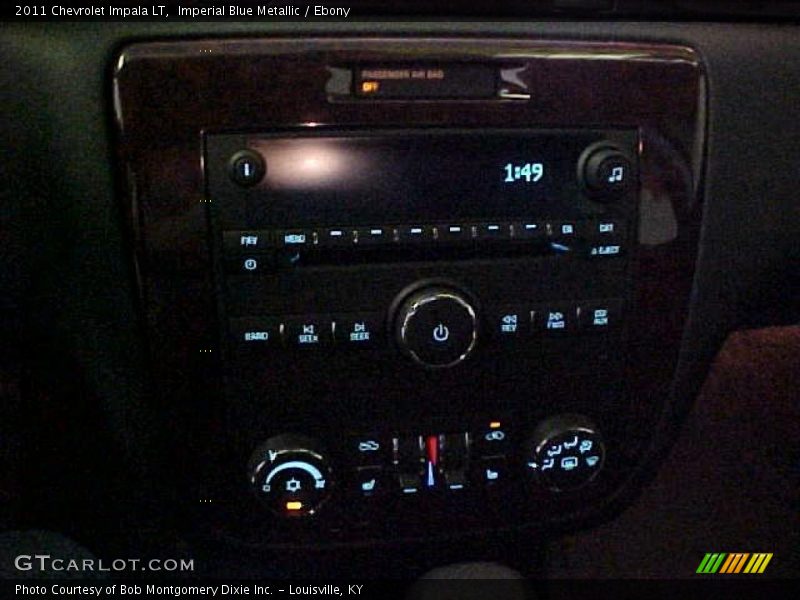 Imperial Blue Metallic / Ebony 2011 Chevrolet Impala LT