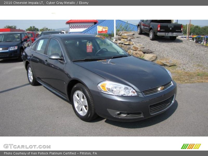 Cyber Gray Metallic / Ebony 2010 Chevrolet Impala LT