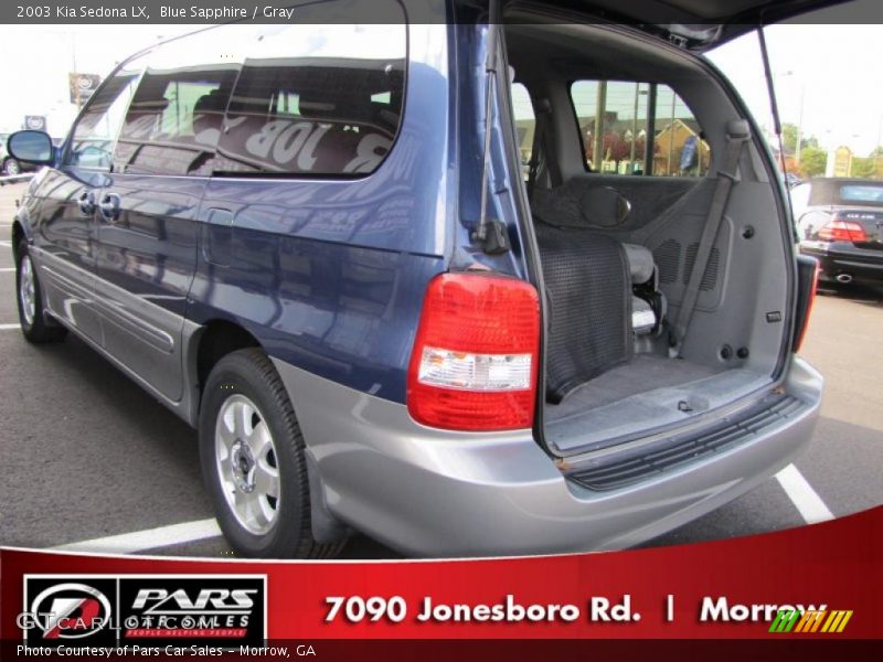 Blue Sapphire / Gray 2003 Kia Sedona LX