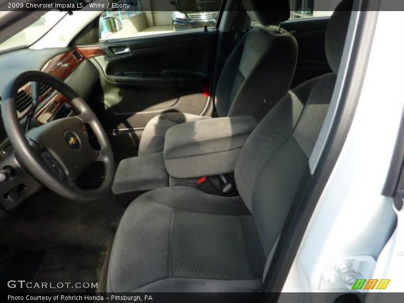 White / Ebony 2009 Chevrolet Impala LS