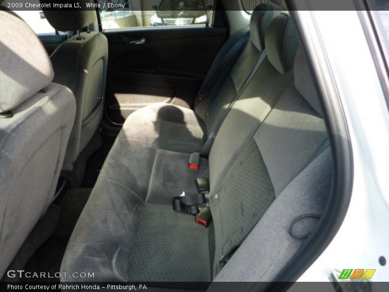 White / Ebony 2009 Chevrolet Impala LS