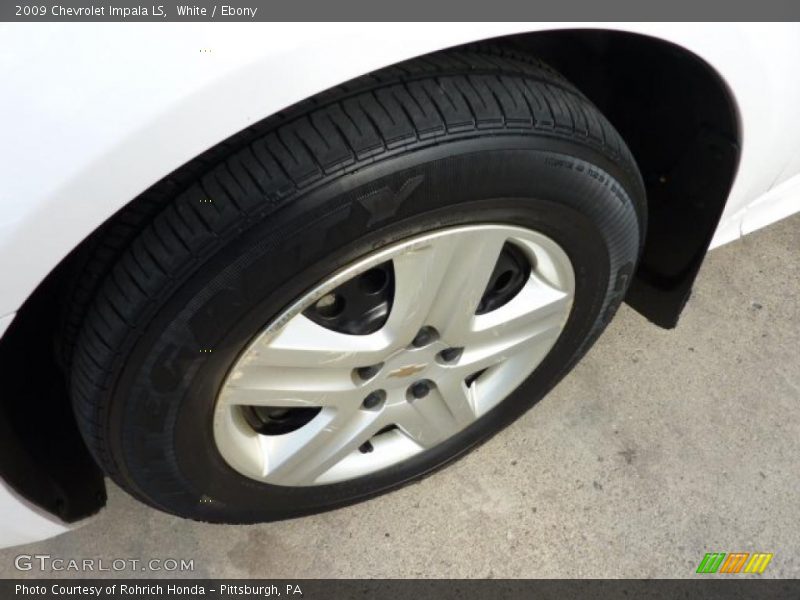 White / Ebony 2009 Chevrolet Impala LS
