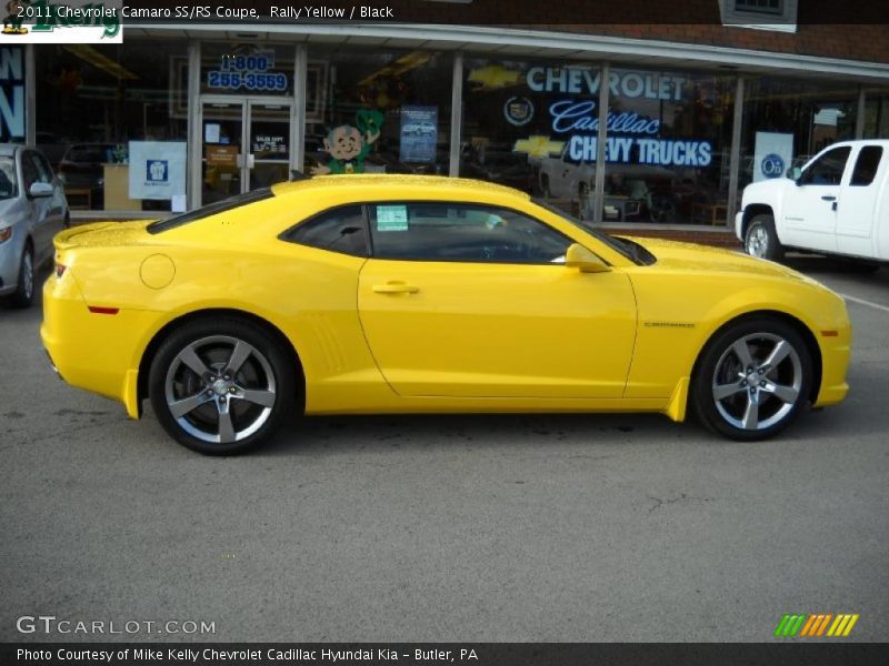 Rally Yellow / Black 2011 Chevrolet Camaro SS/RS Coupe