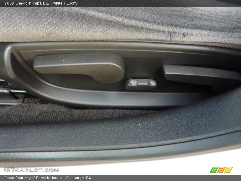 White / Ebony 2009 Chevrolet Impala LS