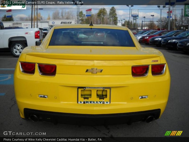 Rally Yellow / Black 2011 Chevrolet Camaro SS/RS Coupe