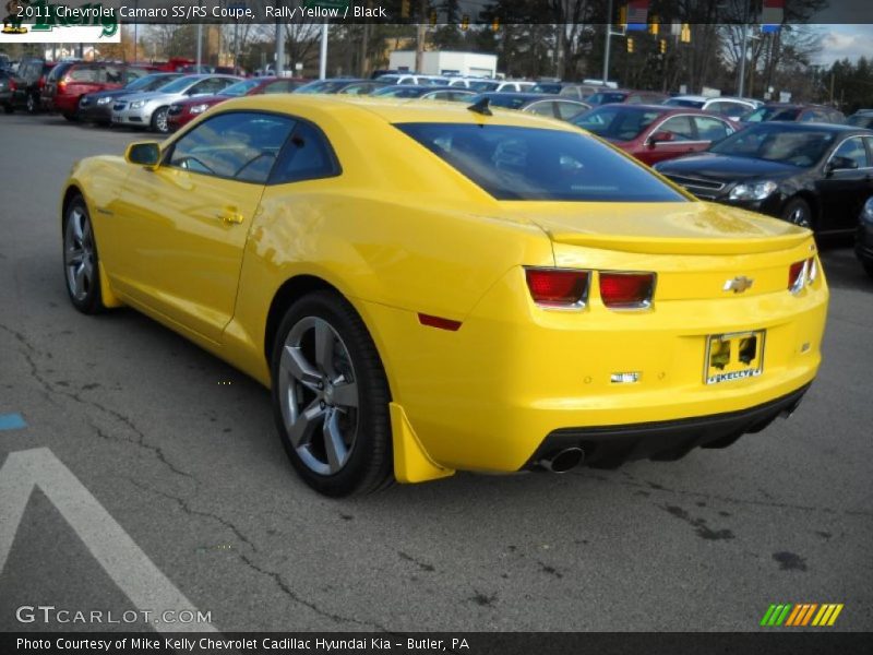 Rally Yellow / Black 2011 Chevrolet Camaro SS/RS Coupe