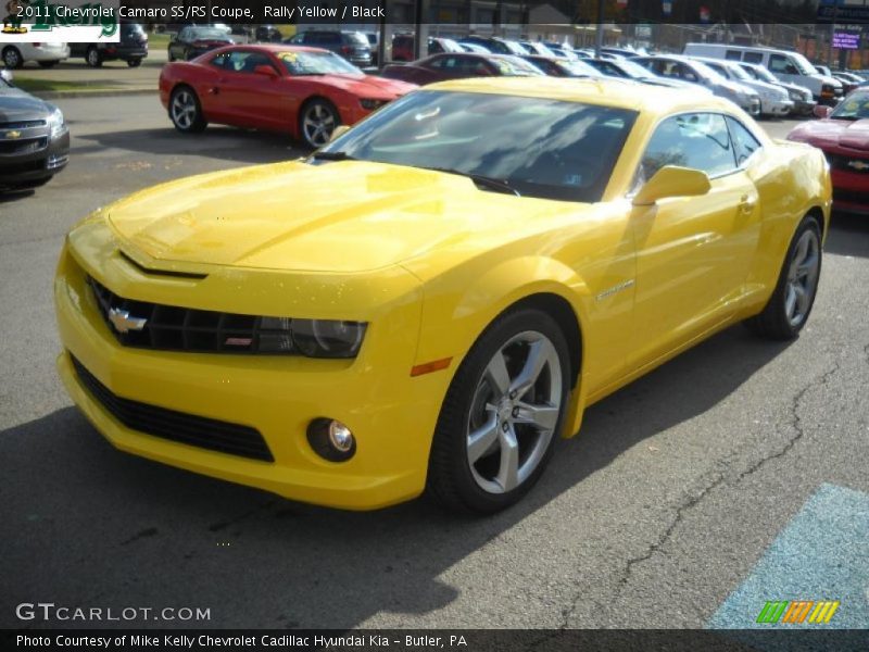 Rally Yellow / Black 2011 Chevrolet Camaro SS/RS Coupe