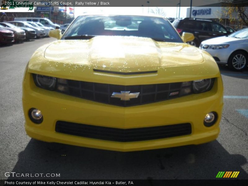 Rally Yellow / Black 2011 Chevrolet Camaro SS/RS Coupe