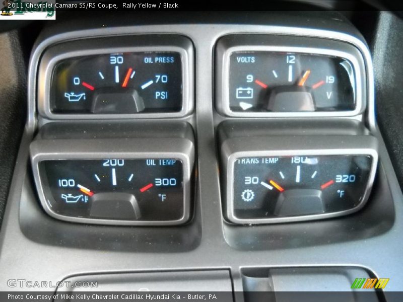 Rally Yellow / Black 2011 Chevrolet Camaro SS/RS Coupe