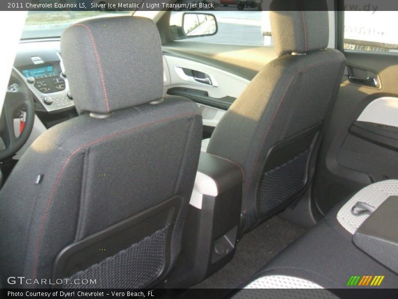 Silver Ice Metallic / Light Titanium/Jet Black 2011 Chevrolet Equinox LS
