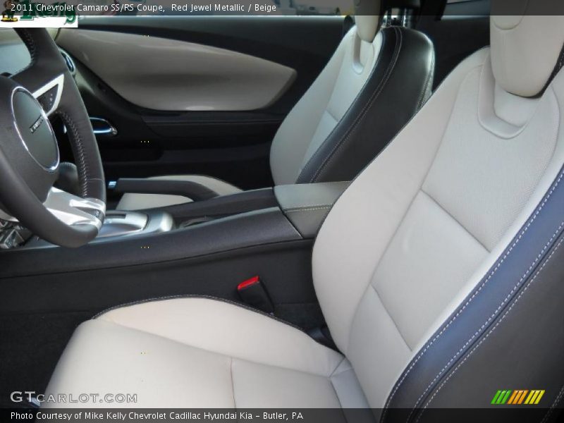  2011 Camaro SS/RS Coupe Beige Interior