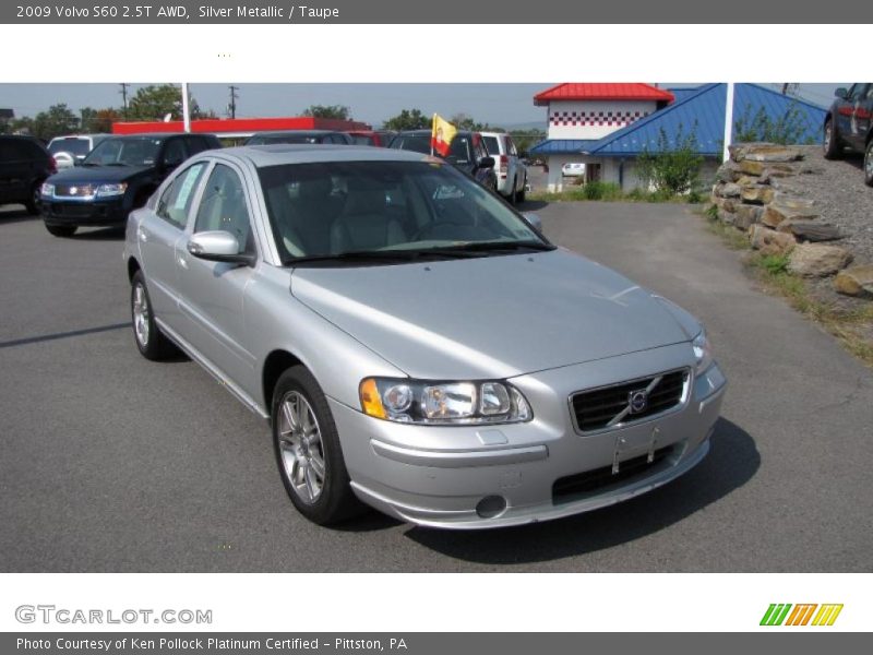 Silver Metallic / Taupe 2009 Volvo S60 2.5T AWD