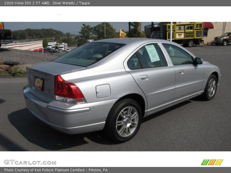 Silver Metallic / Taupe 2009 Volvo S60 2.5T AWD