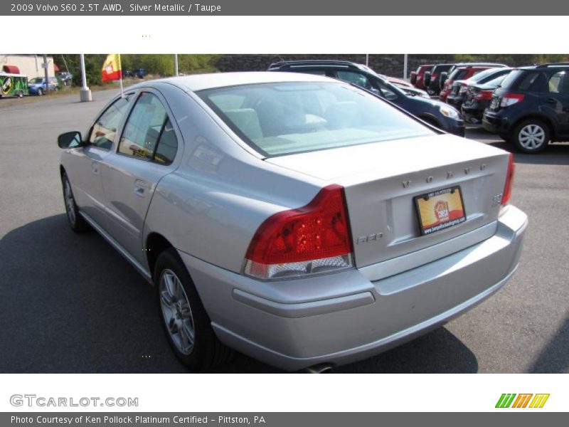 Silver Metallic / Taupe 2009 Volvo S60 2.5T AWD