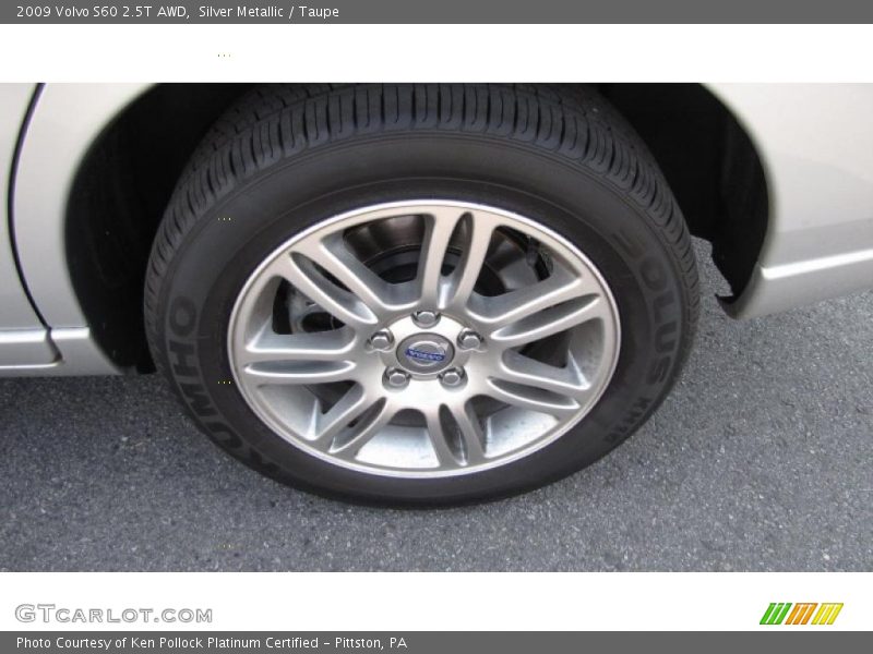 Silver Metallic / Taupe 2009 Volvo S60 2.5T AWD