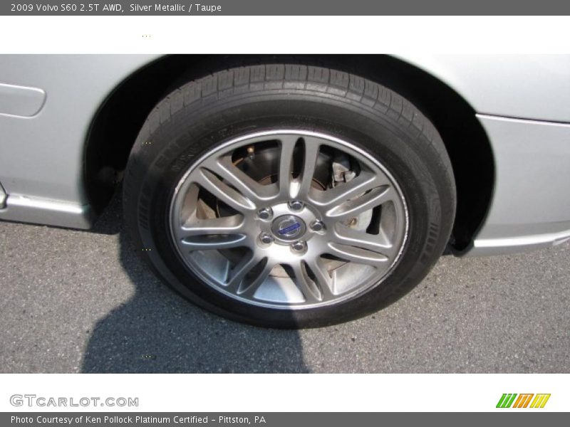 Silver Metallic / Taupe 2009 Volvo S60 2.5T AWD