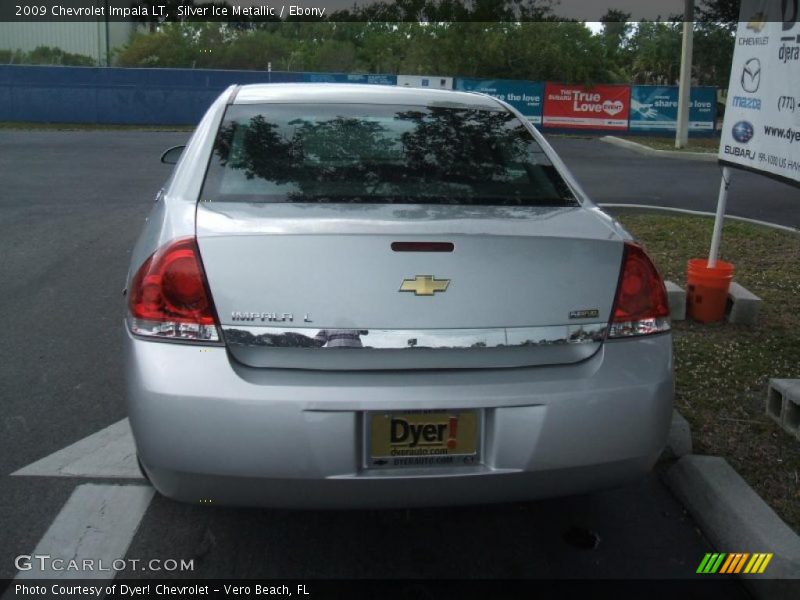 Silver Ice Metallic / Ebony 2009 Chevrolet Impala LT