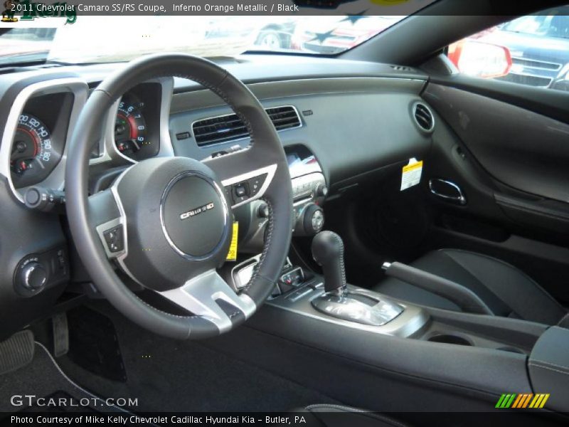 Black Interior - 2011 Camaro SS/RS Coupe 