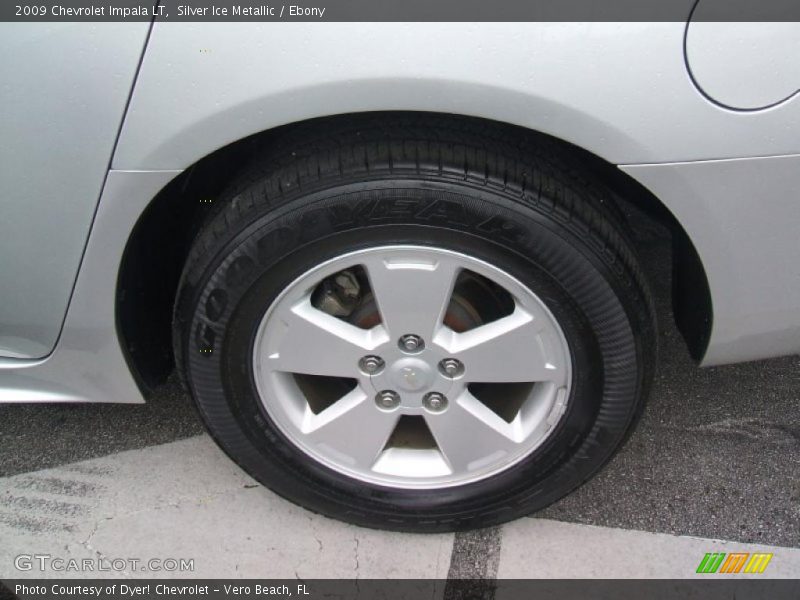 Silver Ice Metallic / Ebony 2009 Chevrolet Impala LT