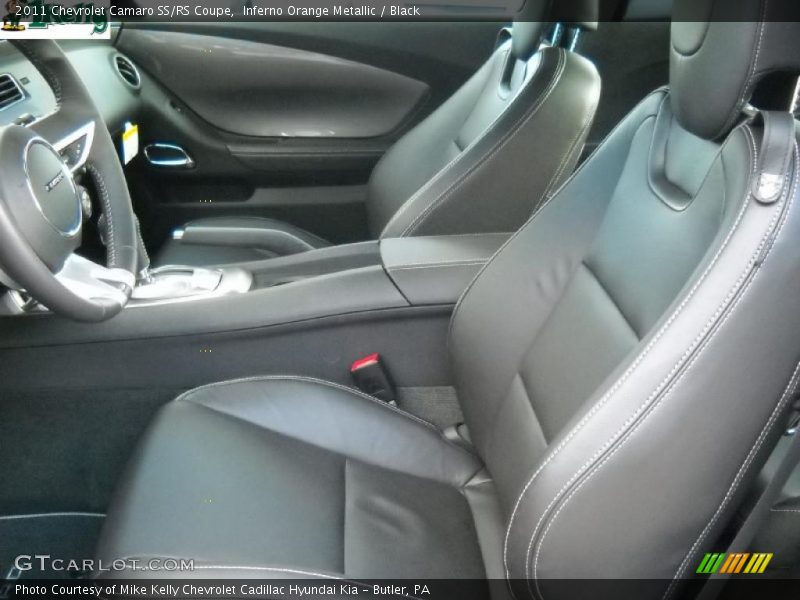 Inferno Orange Metallic / Black 2011 Chevrolet Camaro SS/RS Coupe