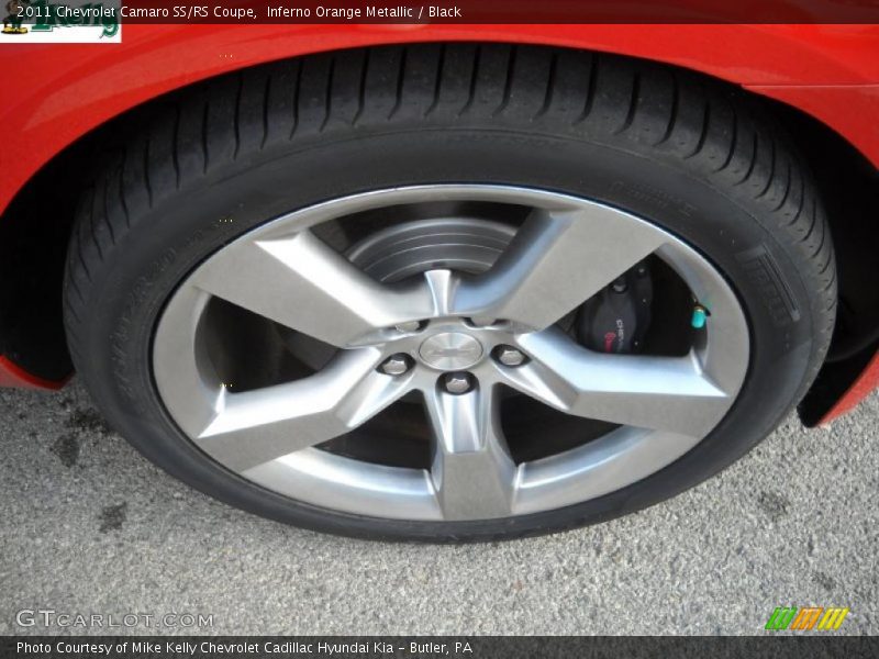 Inferno Orange Metallic / Black 2011 Chevrolet Camaro SS/RS Coupe
