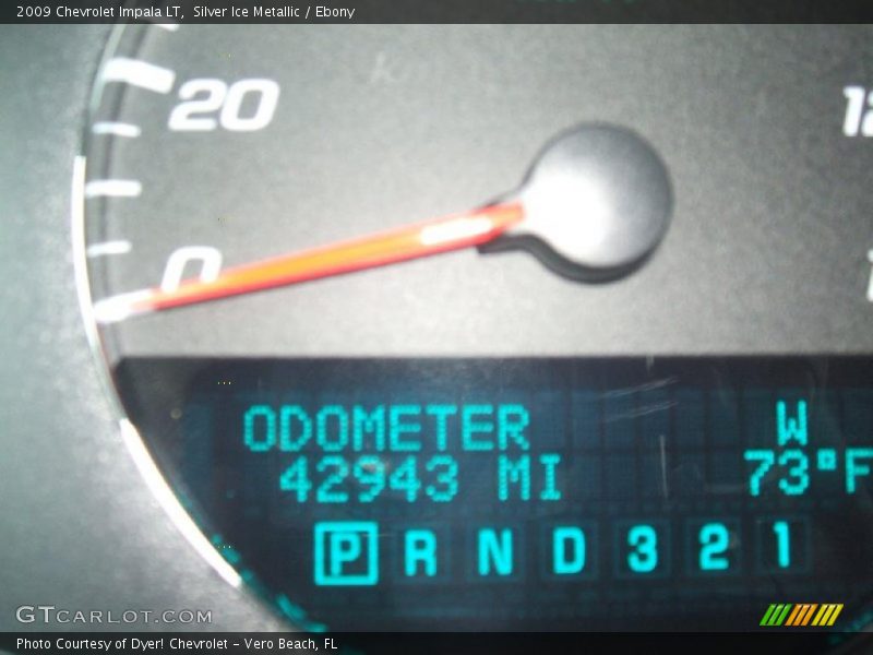 Silver Ice Metallic / Ebony 2009 Chevrolet Impala LT