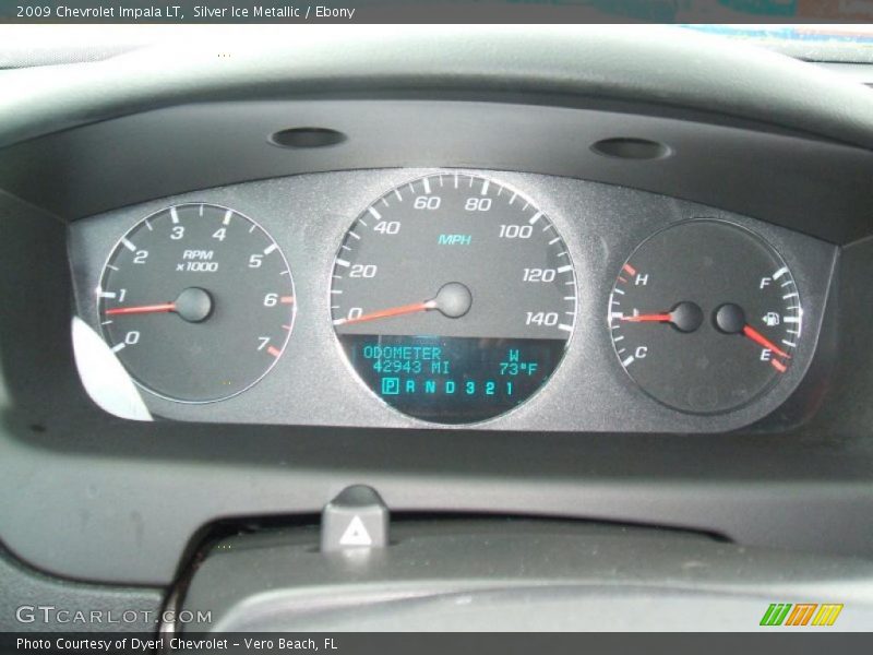 Silver Ice Metallic / Ebony 2009 Chevrolet Impala LT