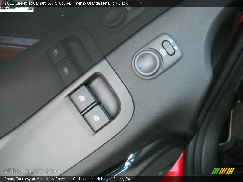 Inferno Orange Metallic / Black 2011 Chevrolet Camaro SS/RS Coupe