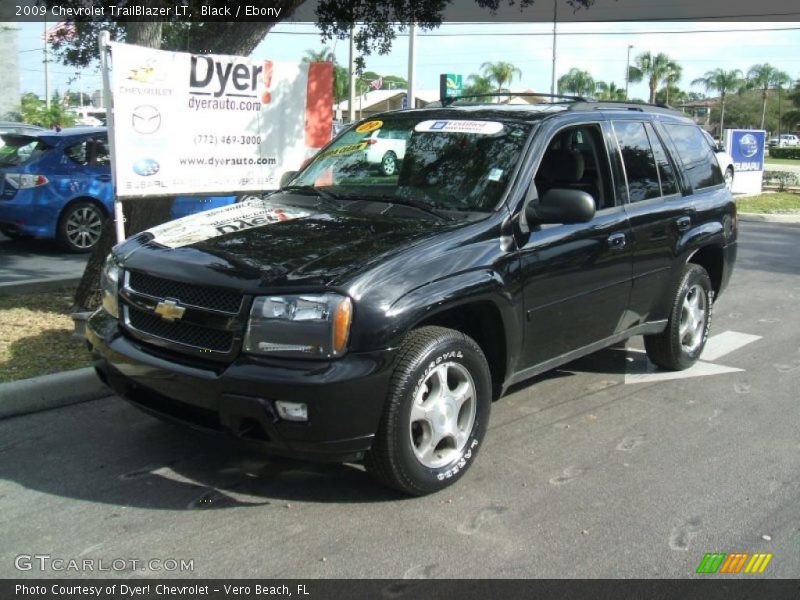 Black / Ebony 2009 Chevrolet TrailBlazer LT