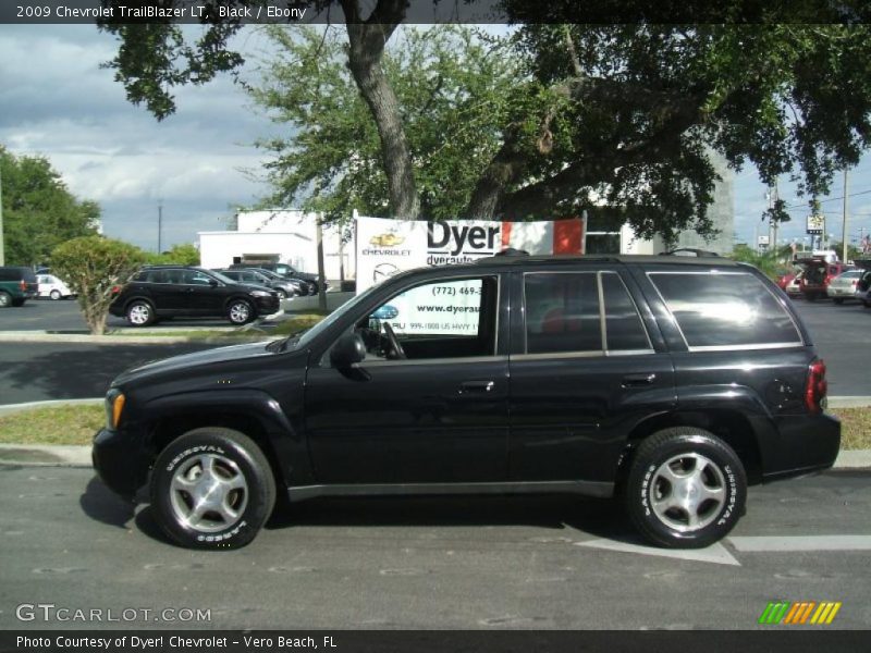 Black / Ebony 2009 Chevrolet TrailBlazer LT