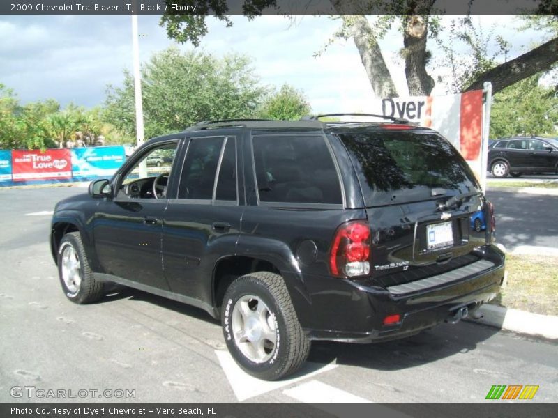 Black / Ebony 2009 Chevrolet TrailBlazer LT