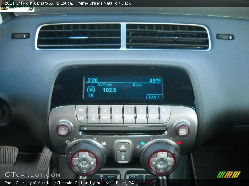 Inferno Orange Metallic / Black 2011 Chevrolet Camaro SS/RS Coupe