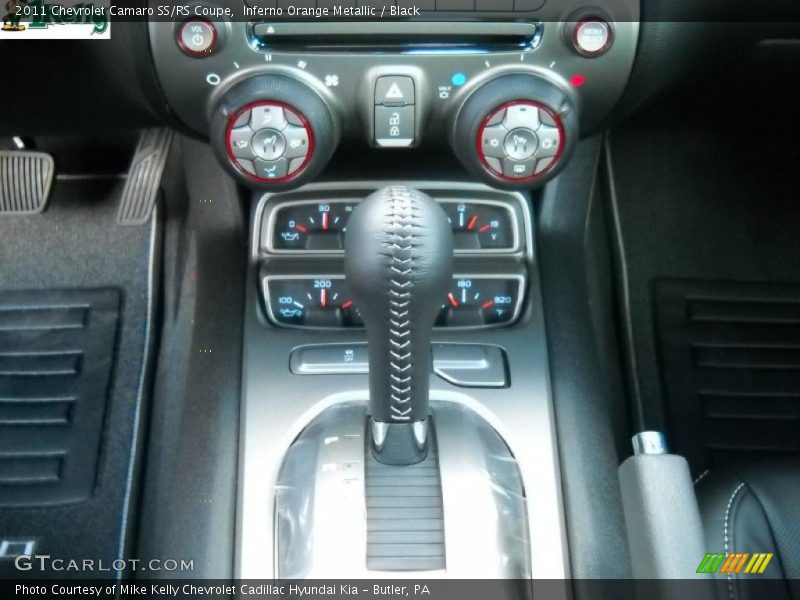 Inferno Orange Metallic / Black 2011 Chevrolet Camaro SS/RS Coupe