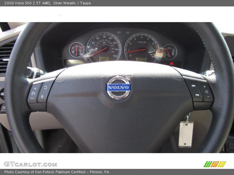 Silver Metallic / Taupe 2009 Volvo S60 2.5T AWD