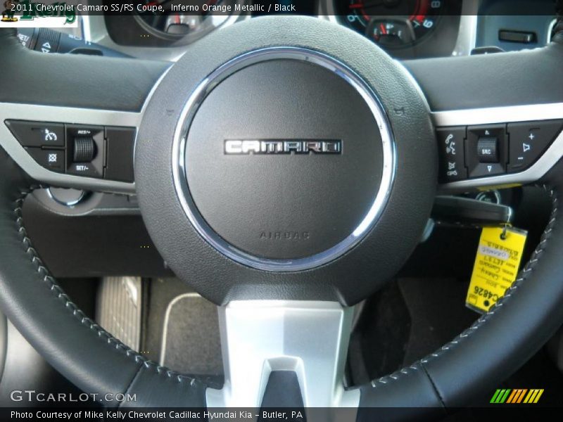 Inferno Orange Metallic / Black 2011 Chevrolet Camaro SS/RS Coupe