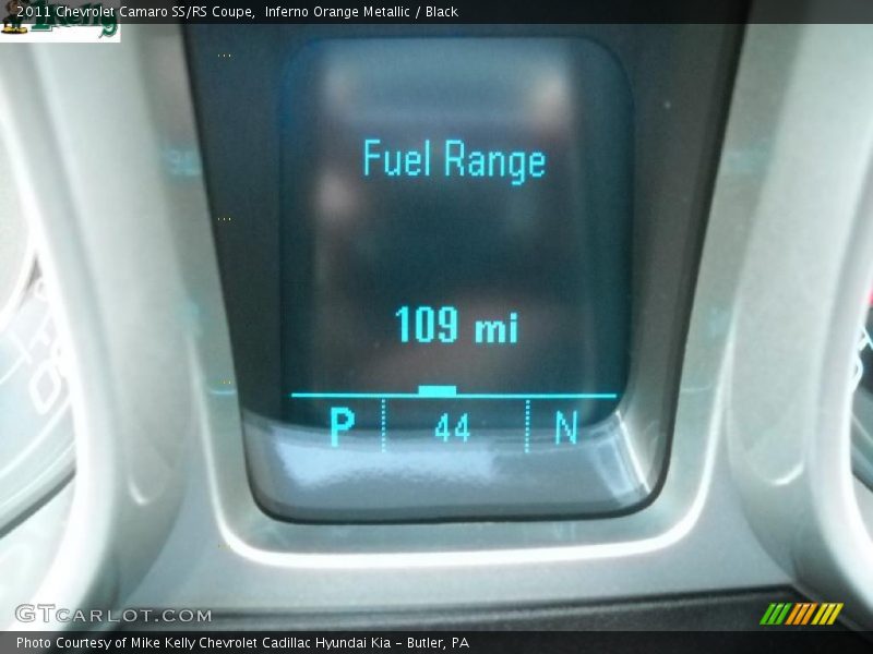Inferno Orange Metallic / Black 2011 Chevrolet Camaro SS/RS Coupe