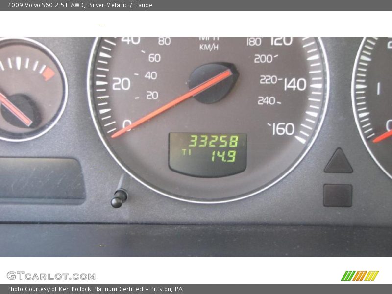 Silver Metallic / Taupe 2009 Volvo S60 2.5T AWD