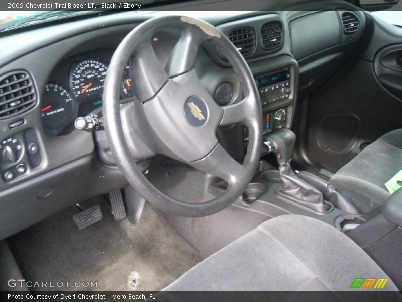 Black / Ebony 2009 Chevrolet TrailBlazer LT