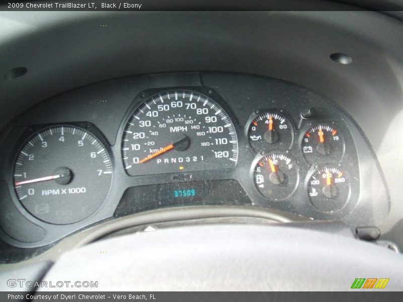 Black / Ebony 2009 Chevrolet TrailBlazer LT