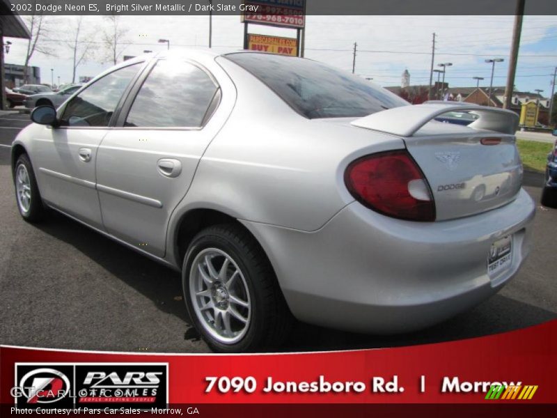 Bright Silver Metallic / Dark Slate Gray 2002 Dodge Neon ES