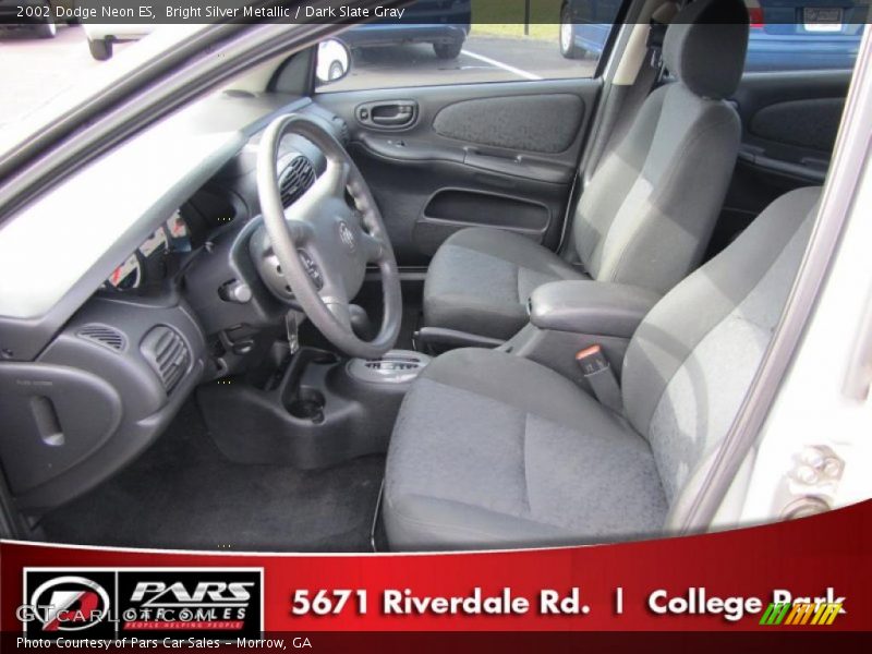 Bright Silver Metallic / Dark Slate Gray 2002 Dodge Neon ES