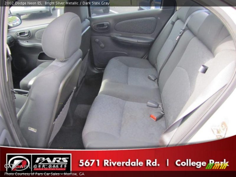 Bright Silver Metallic / Dark Slate Gray 2002 Dodge Neon ES