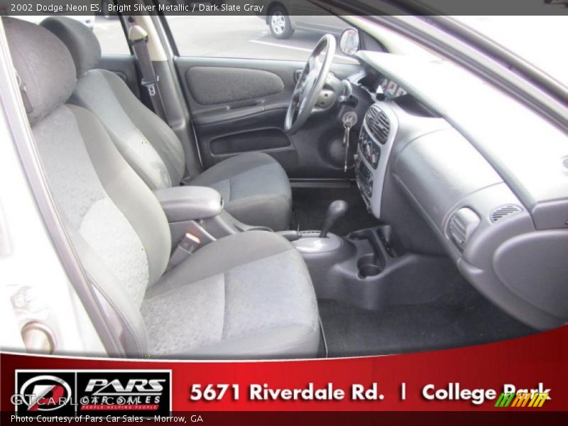 Bright Silver Metallic / Dark Slate Gray 2002 Dodge Neon ES