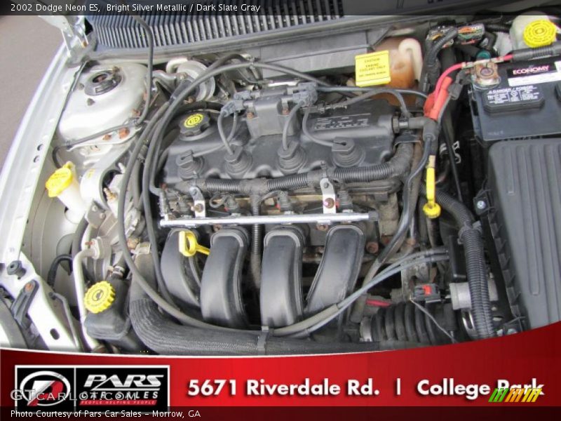 Bright Silver Metallic / Dark Slate Gray 2002 Dodge Neon ES